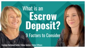 Florida real estate escrow deposit explained for UK homeowners selling a Florida vacation home